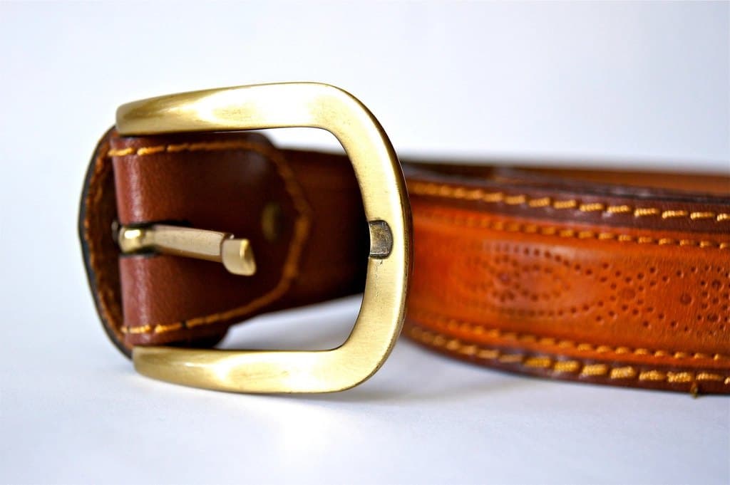 Burnished Leather Belt