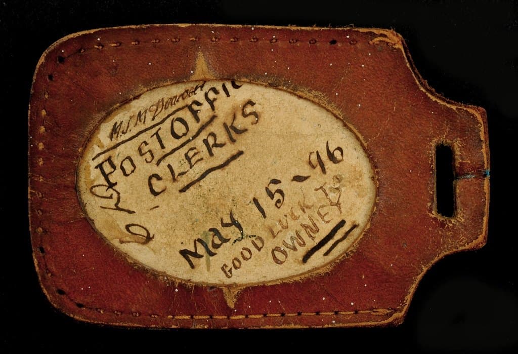 Leather Luggage Tag